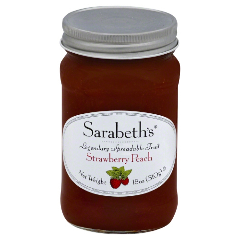 Fruit Spread Strawberry Peach, 18 oz