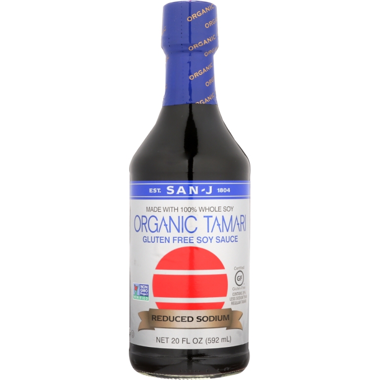 Sauce Soy Tamari Gluten Free Wheat Free Low Sodium, 20 oz