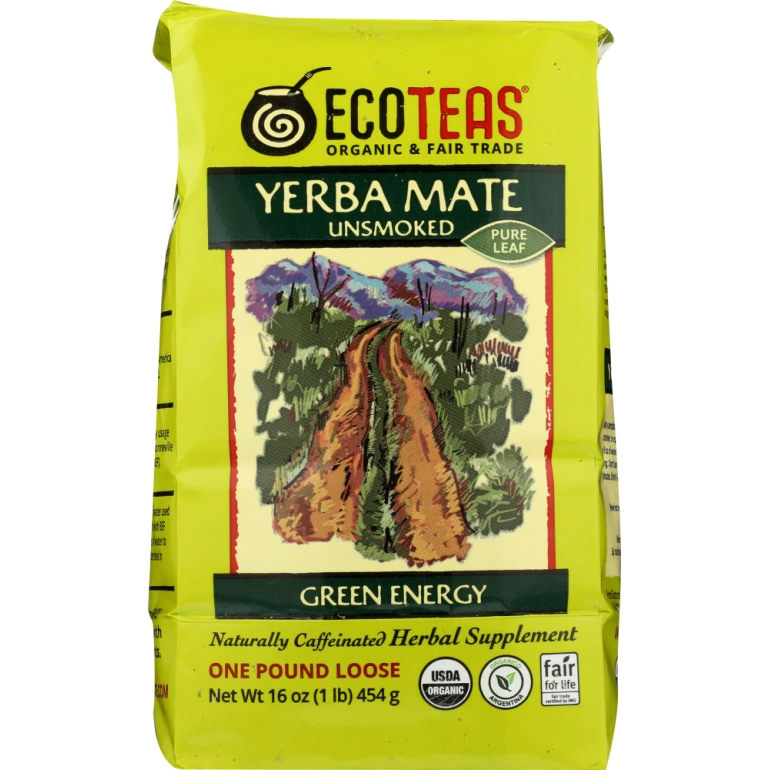 Organic Yerba Mate Tea Loose, 16 oz