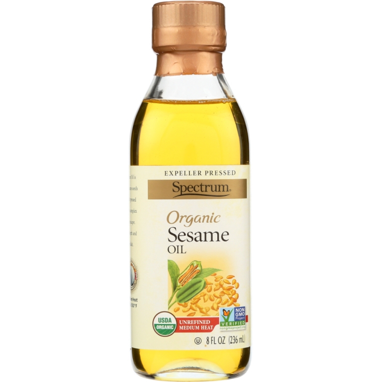 Oil Sesame Unrefined, 8 oz