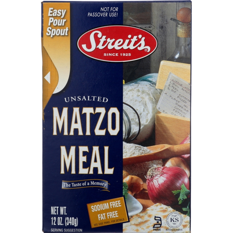 Unsalted Matzo Meal, 12 oz