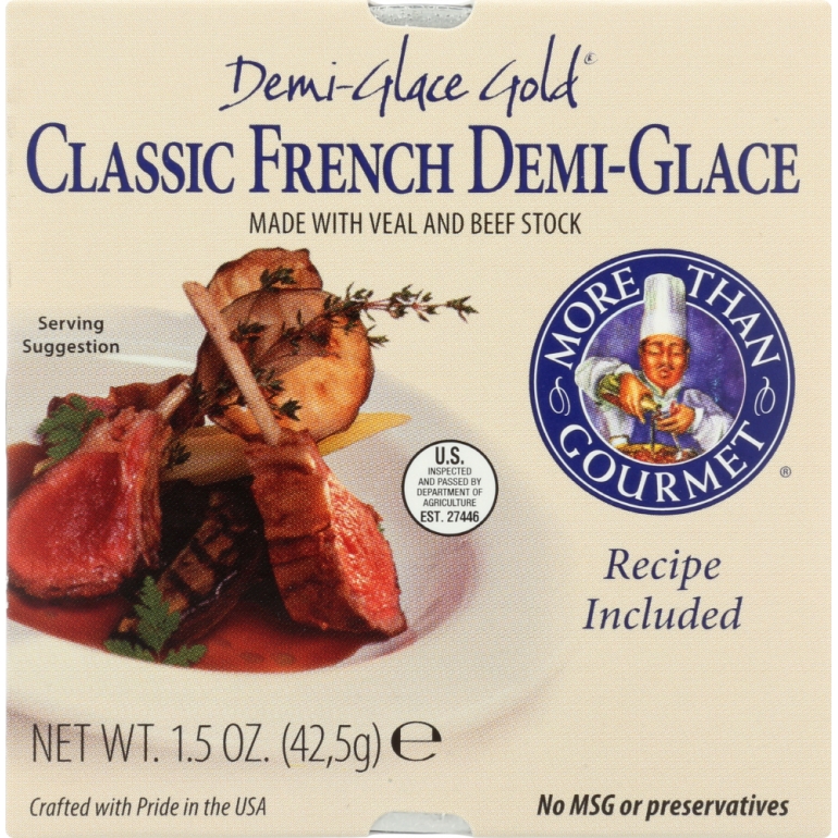 Sauce Demi Glace Gold Classic, 1.5 oz
