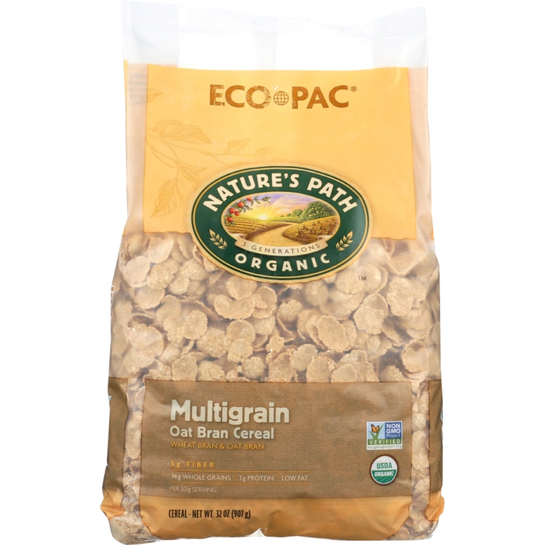 Multigrain Oat Bran Flakes Cereal, 32 oz