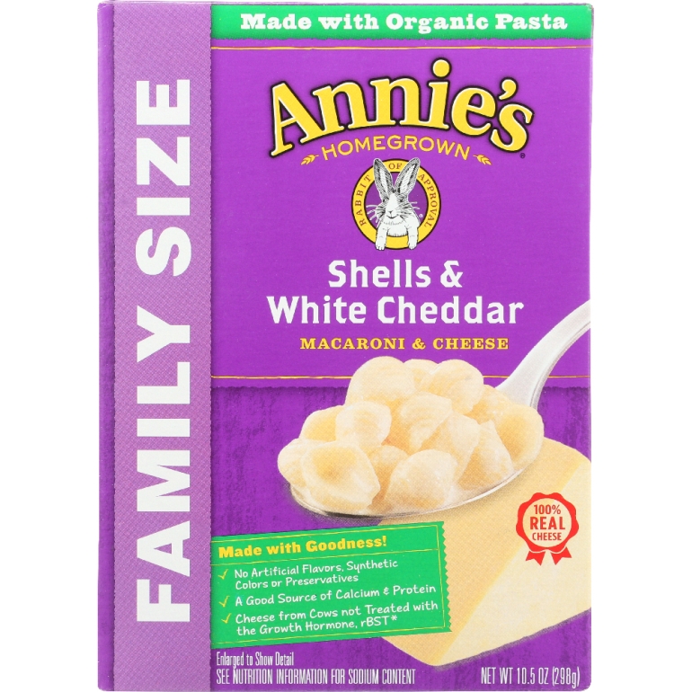 Mac and Cheese Shell White Cheddar, 10.5 oz