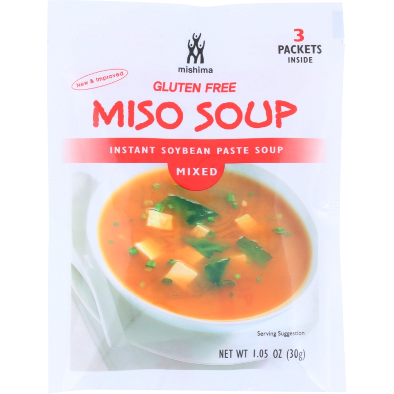 Miso Soup Instant Soybean Paste Mixed, 1.05 oz