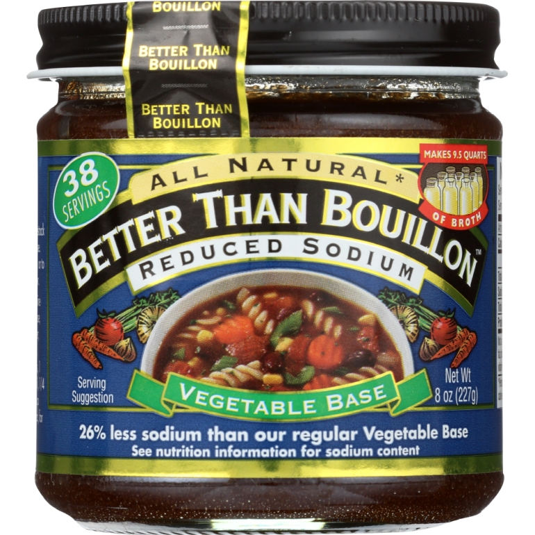 Base Vegetable Reduced Sodium, 8 oz