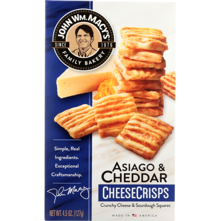 Cheese Crisp Asiago Cheddar, 4.5 oz