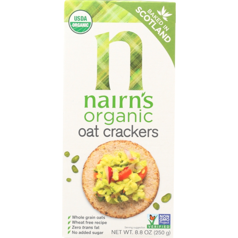 Organic Oat Crackers, 8.8 oz