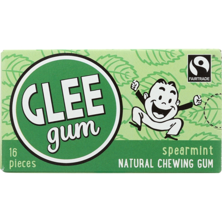 Natural Chewing Gum Spearmint, 16 pc