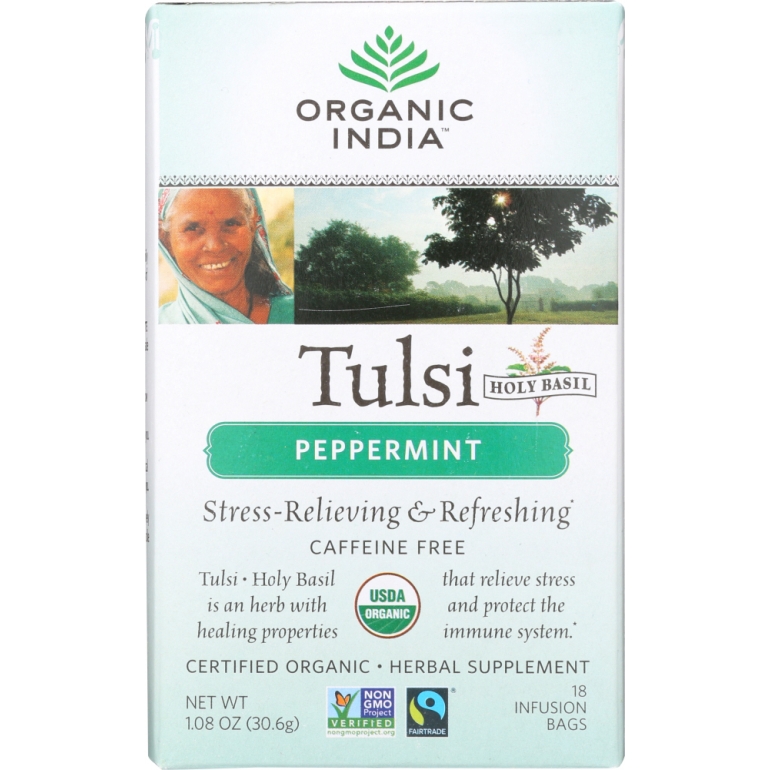 Tea Tulsi Peppermint, 18 bg