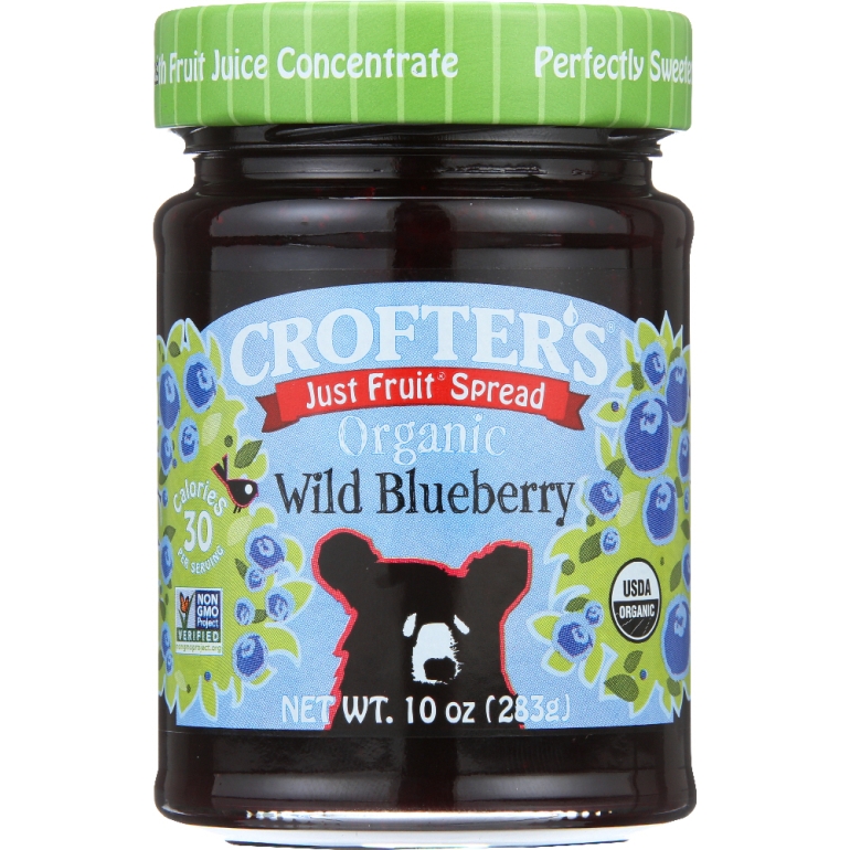 Organic Blueberry Fruit Spread, 10 oz