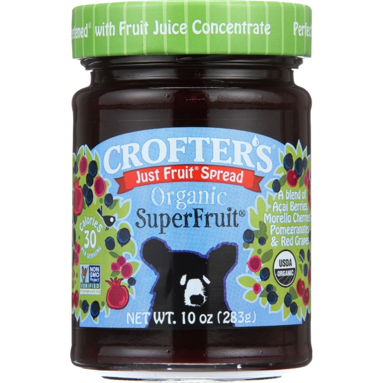 Fruit Sprd Superfrt Org, 10 OZ