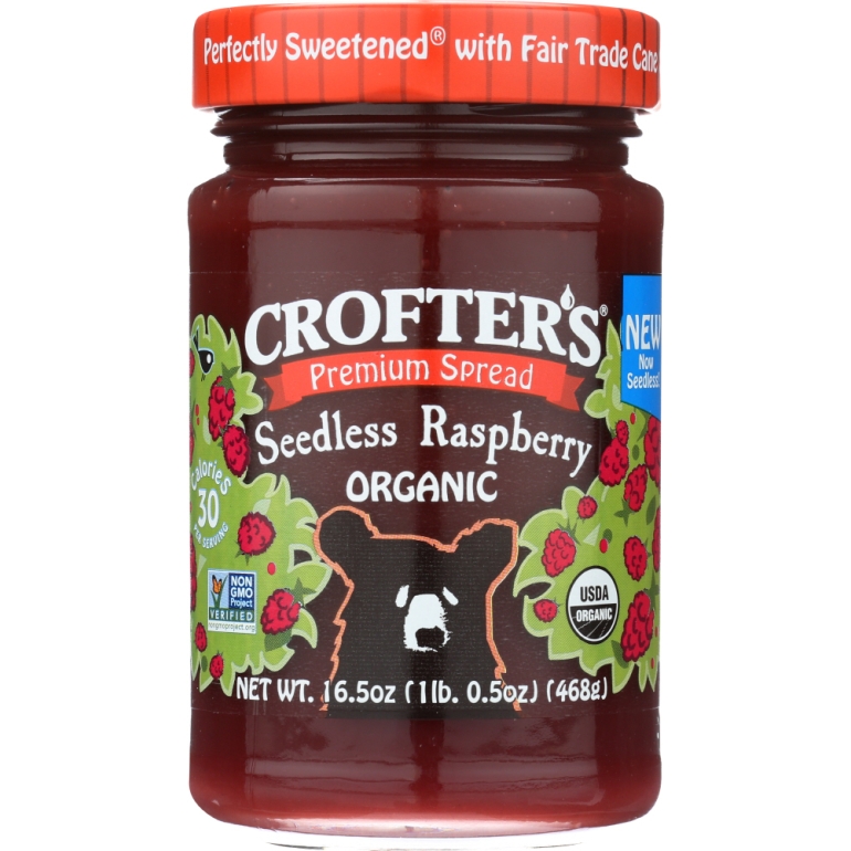 Conserve Seedless Raspberry Organic, 16.5 oz