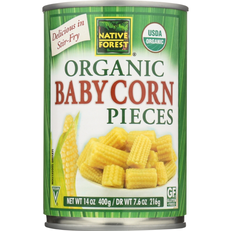 Organic Cut Baby Corn, 14 oz