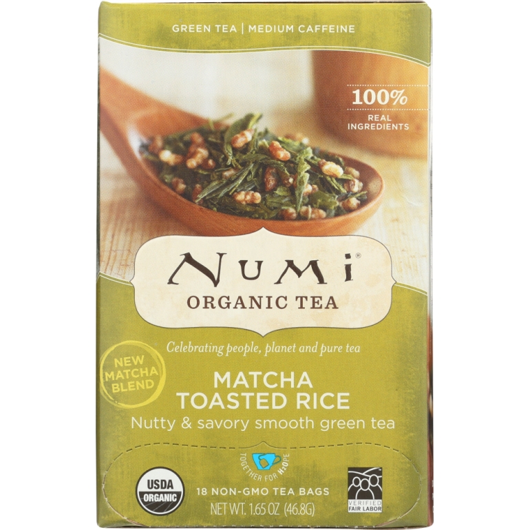 Matcha Toasted Rice Green Tea, 18 bg