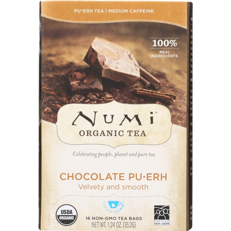 Tea Chocolate Puerh Organic, 16 bg