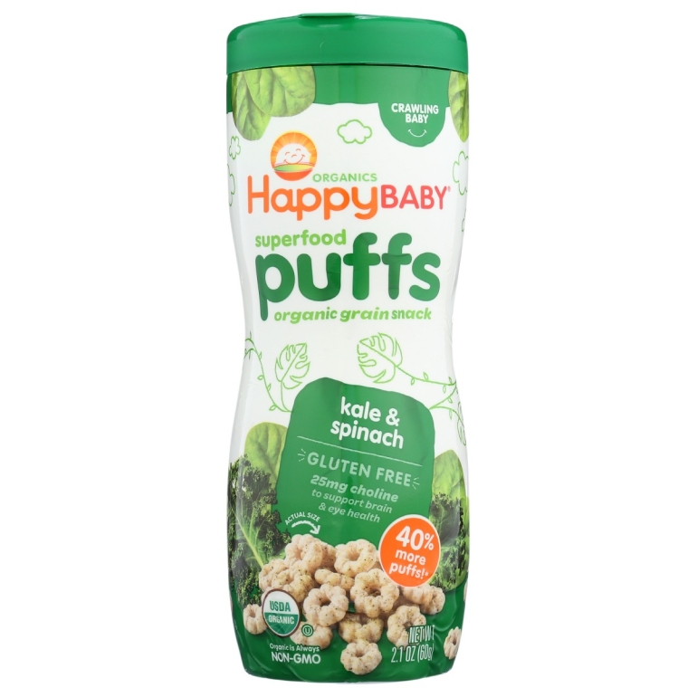 Puff Kale & Spinach Organic, 2.1 oz