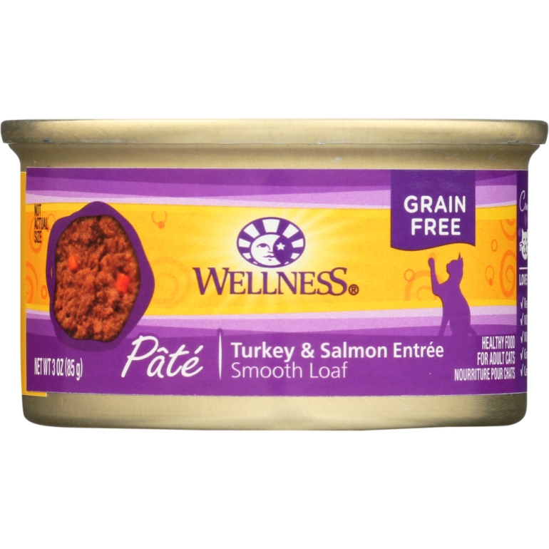 Turkey and Salmon Cat Food, 3 oz