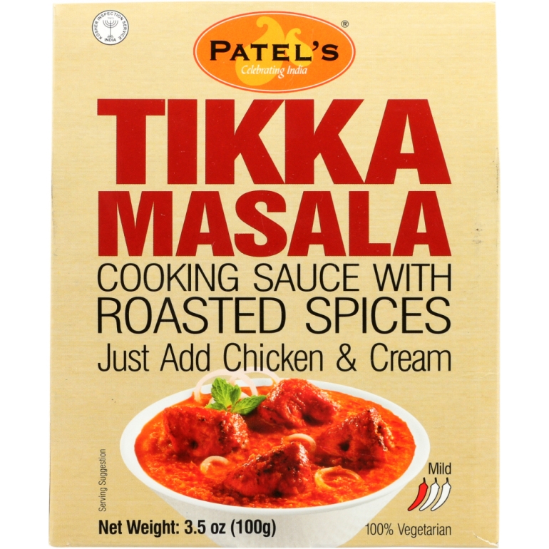 Sauce Tikka Masala With Roasted Spicy, 3.53 oz