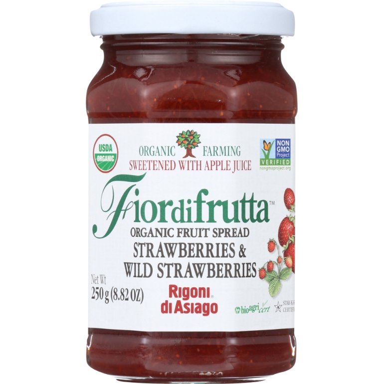 Fiordifrutta Organic Fruit Spread Strawberry, 8.82 oz