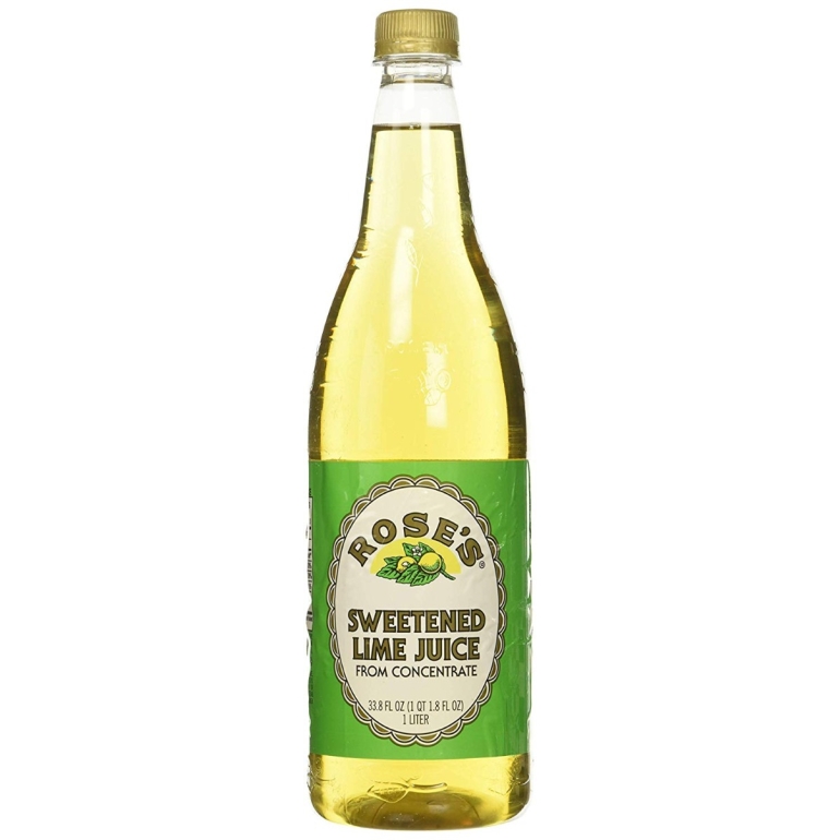 Sweetened Lime Juice Plastic Bottle, 33.8 oz