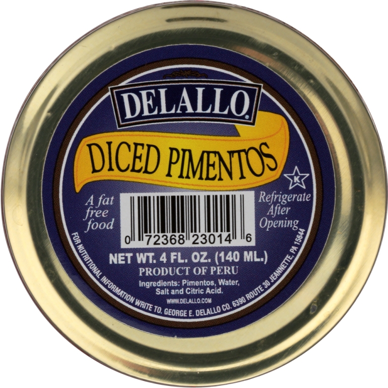 Diced Pimentos, 4 oz