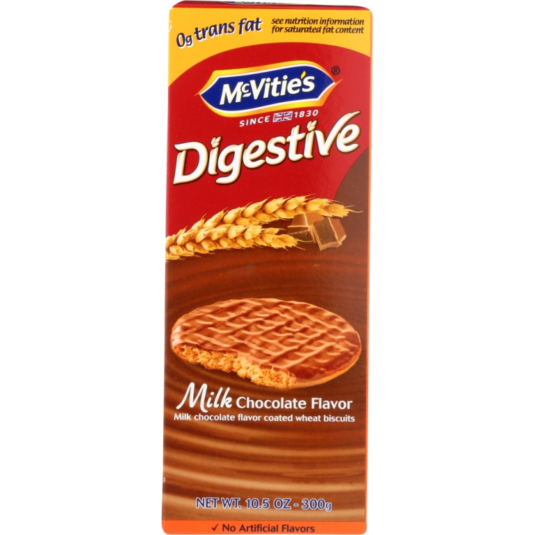 Crackers Digestive Milk Chocolate, 10.5 oz
