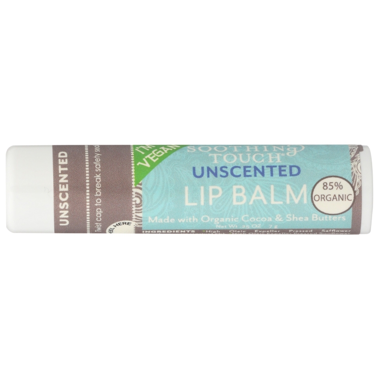 Lip Balm Vegan Unscented Tub, 0.25 OZ