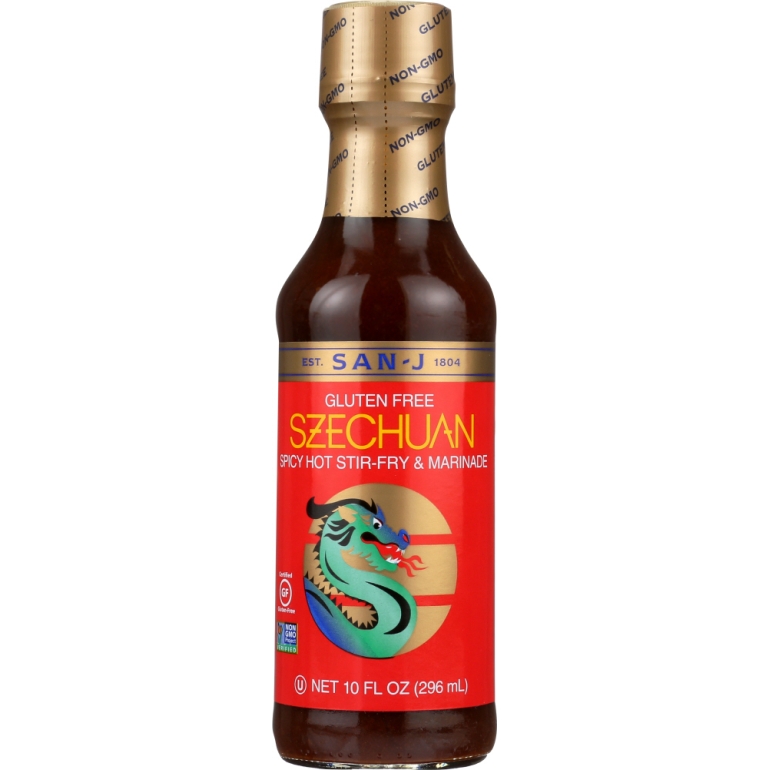 Sauce Szechuan Hot and Spicy Gluten Free, 10 oz