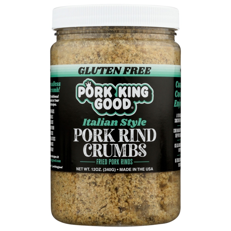 Pork Rind Crumbs Italian, 12 OZ