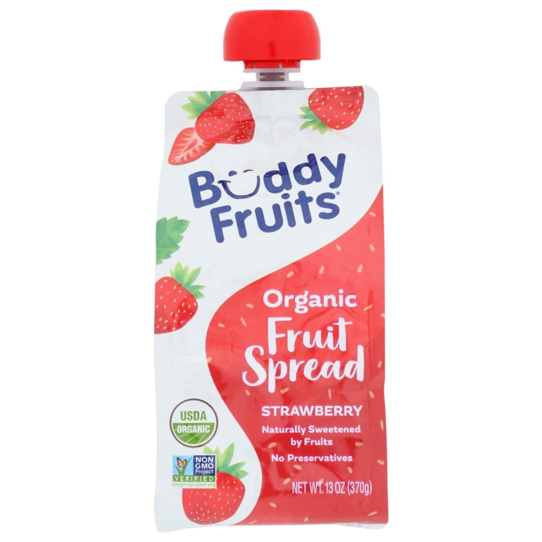 Organic Strawberry Fruit Spread, 13 oz