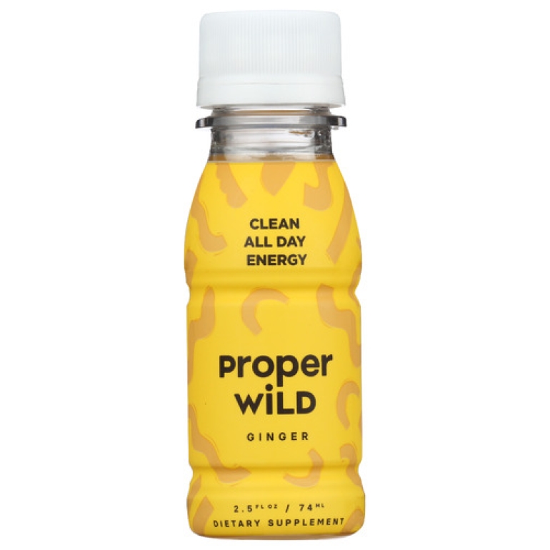 Clean All Day Energy Shots Ginger, 2.5 fo