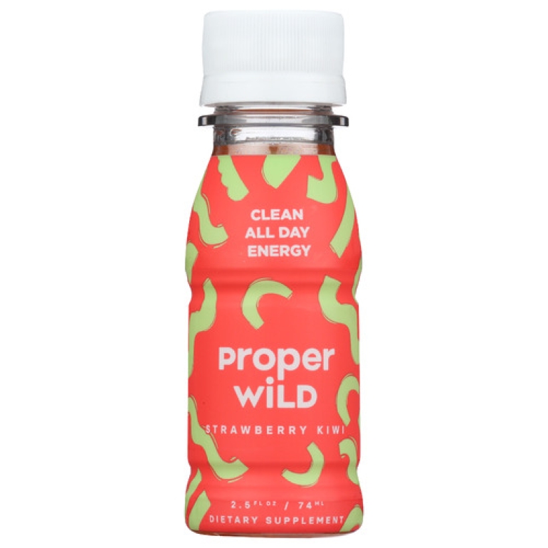 Clean All Day Energy Shots Strawberry Kiwi, 2.5 fo