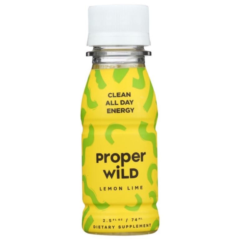 Clean All Day Energy Shots Lemon Lime, 2.5 fo