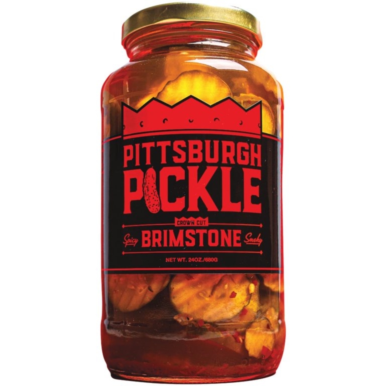 Brimstone Pickle Chips, 24 oz