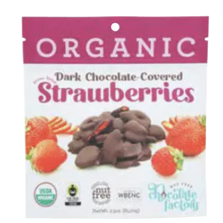 Choc Dark Cvrd Straw Org, 2.3 oz