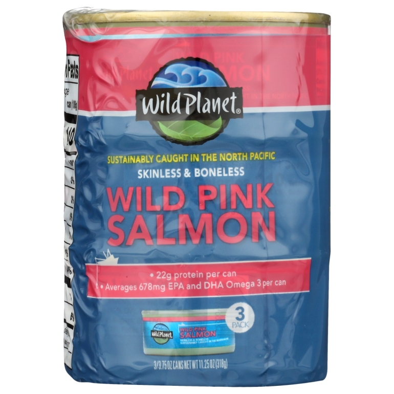 Wild Pink Salmon, 11.25 oz