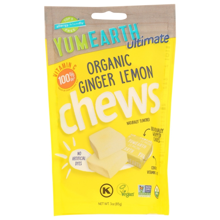 Organic Ginger Lemon Chews, 3 oz