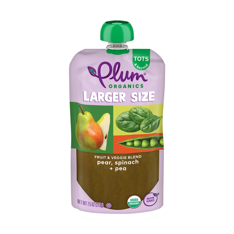 Larger Size Pear Spinach Pea, 7.5 oz