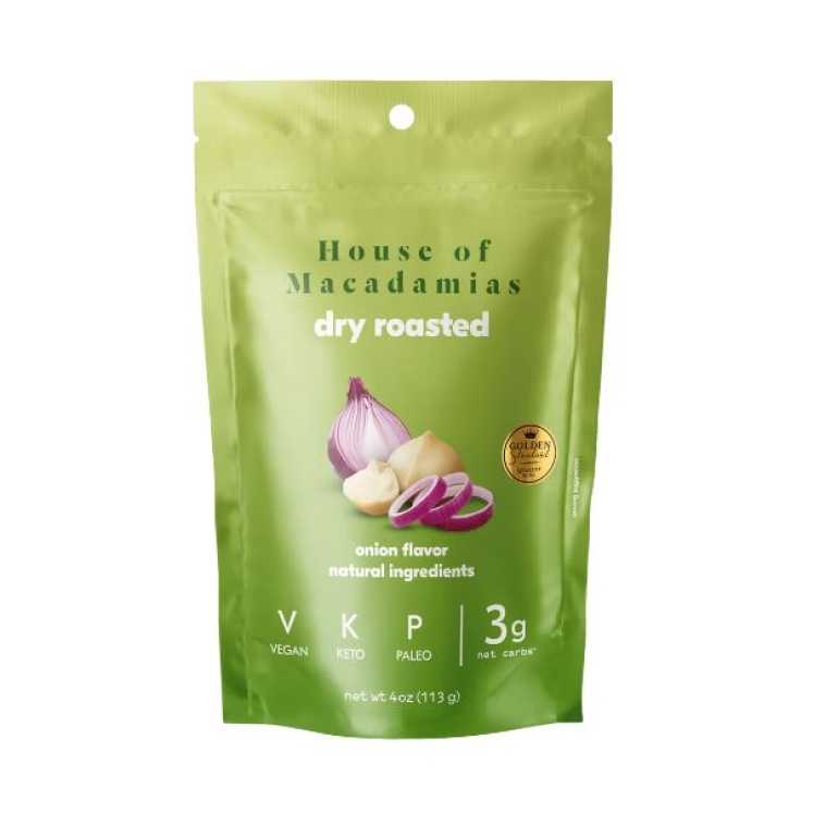 Dry Roasted Macadamia Nuts With Onion, 4 oz