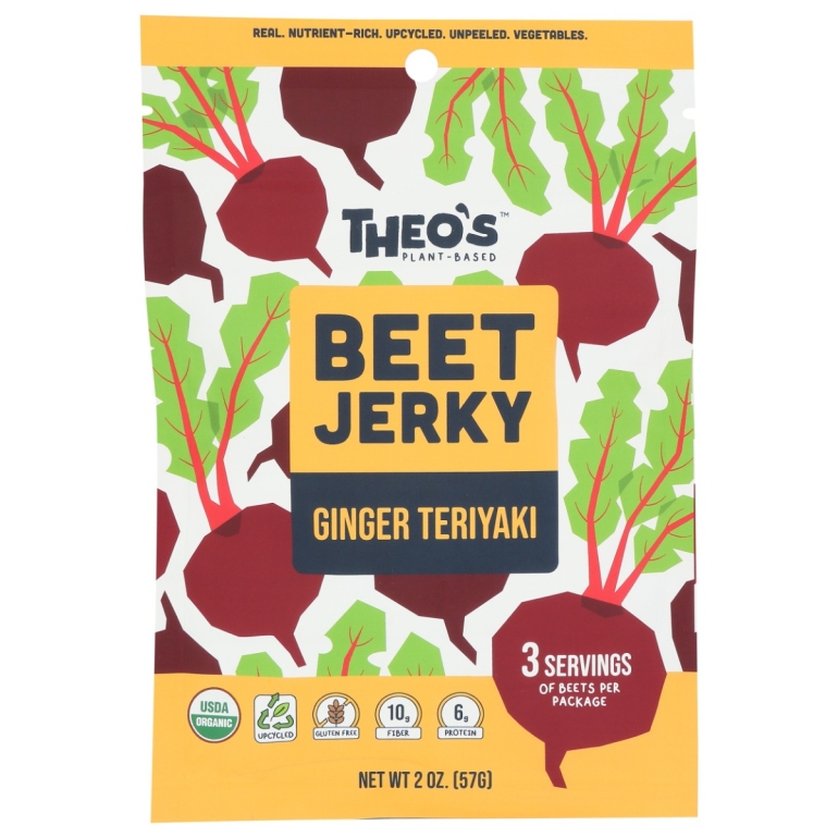 Ginger Teriyaki Beet Jerky, 2 oz