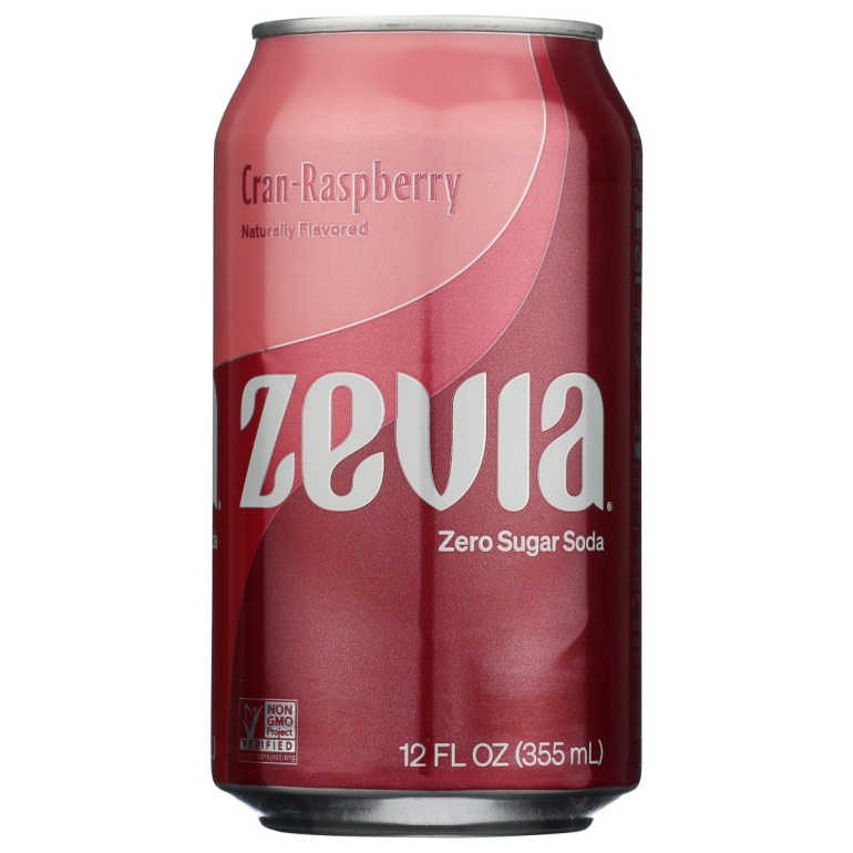 Cran-Raspberry Zero Sugar Soda RTD 6pk, 72 fo