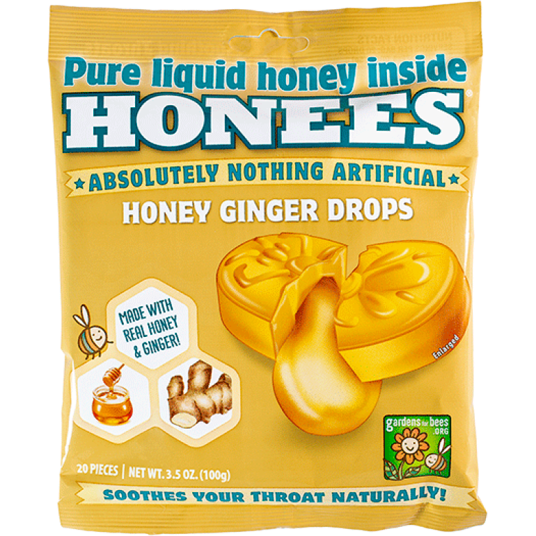 Honey Ginger Drops, 3.5 oz