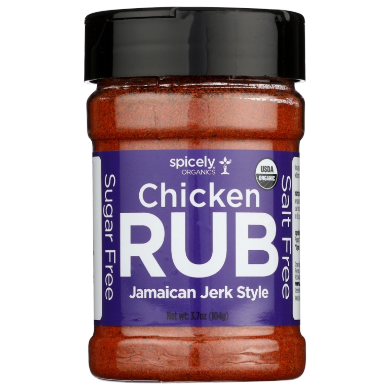 Jamaican Jerk Style Chicken Rub, 3.7 oz