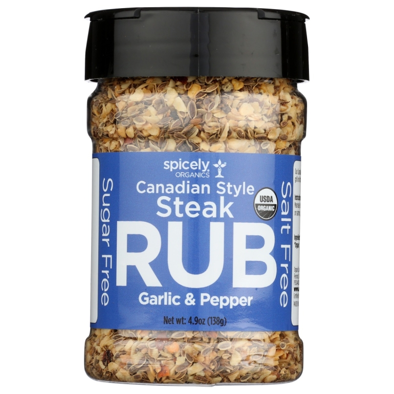 Garlic And Pepper Canadian Style Steak Rub, 4.9 oz