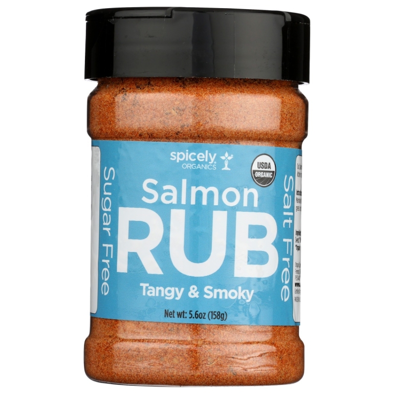 Tangy And Smoky Salmon Rub, 5.6 oz