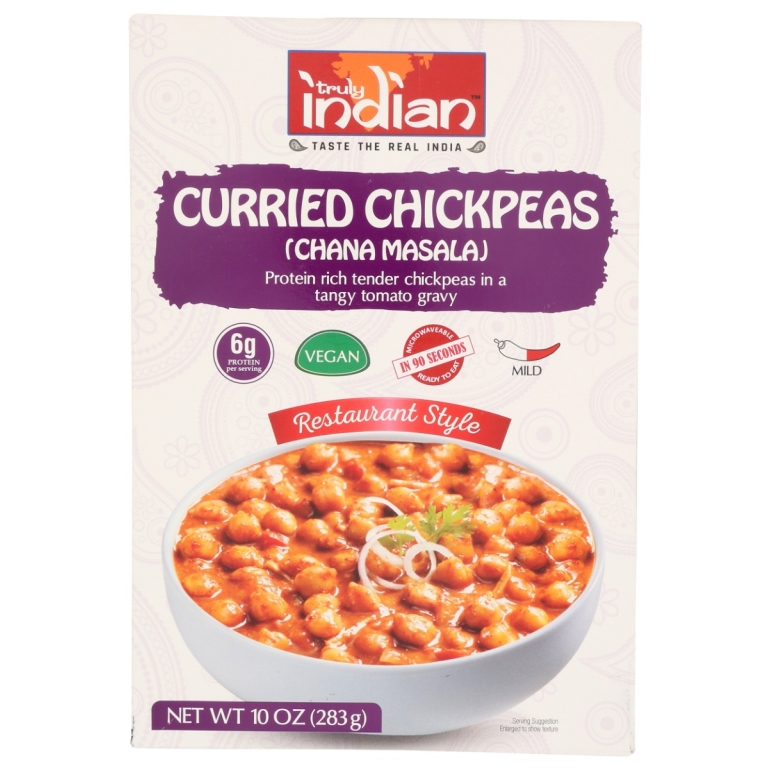 Curried Chickpeas Chana Masala, 10 oz