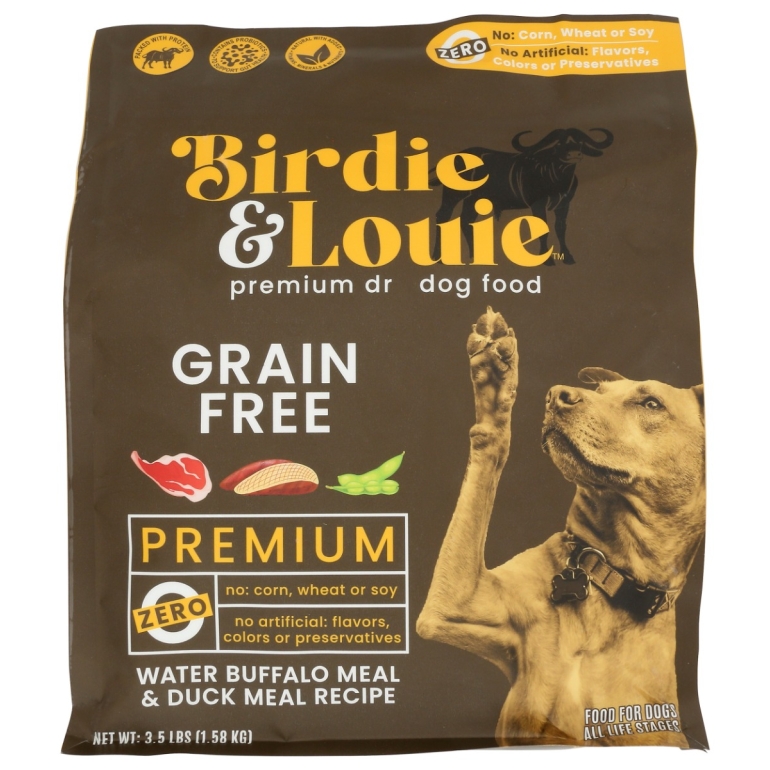 Water Buffalo Meal and Duck Meal Dry Dog Food, 3.5 lb