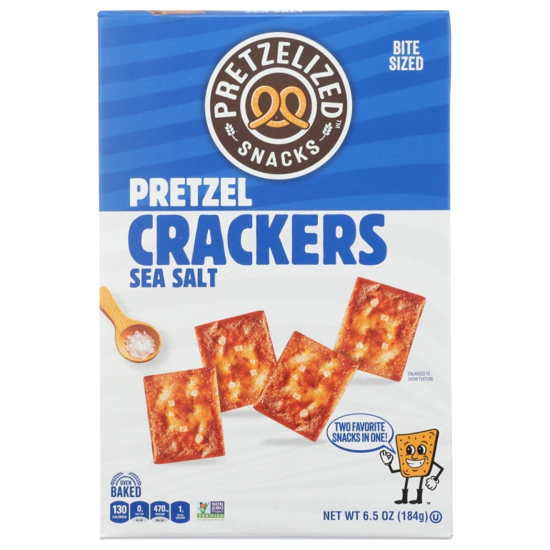 Sea Salt Pretzel Crackers, 6.5 oz