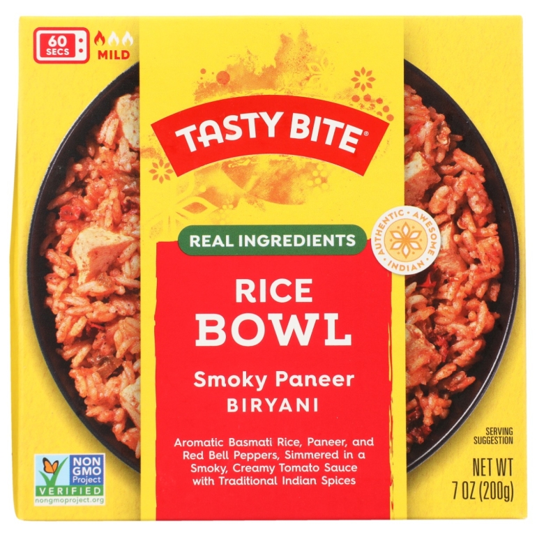 Smoky Paneer Biryani Rice Bowl, 7 oz